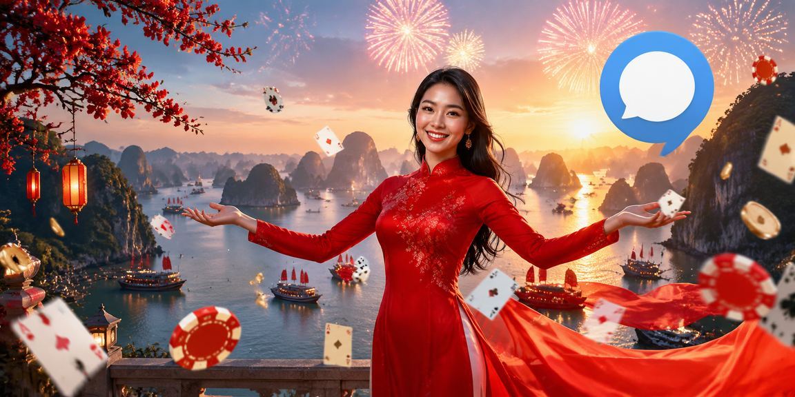Người mặc áo dài chơi bài trên du thuyền vịnh Hạ Long